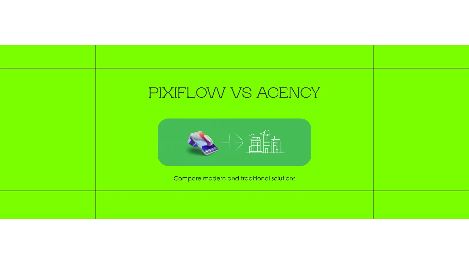 PixiFlow subscription compared with traditional design agency