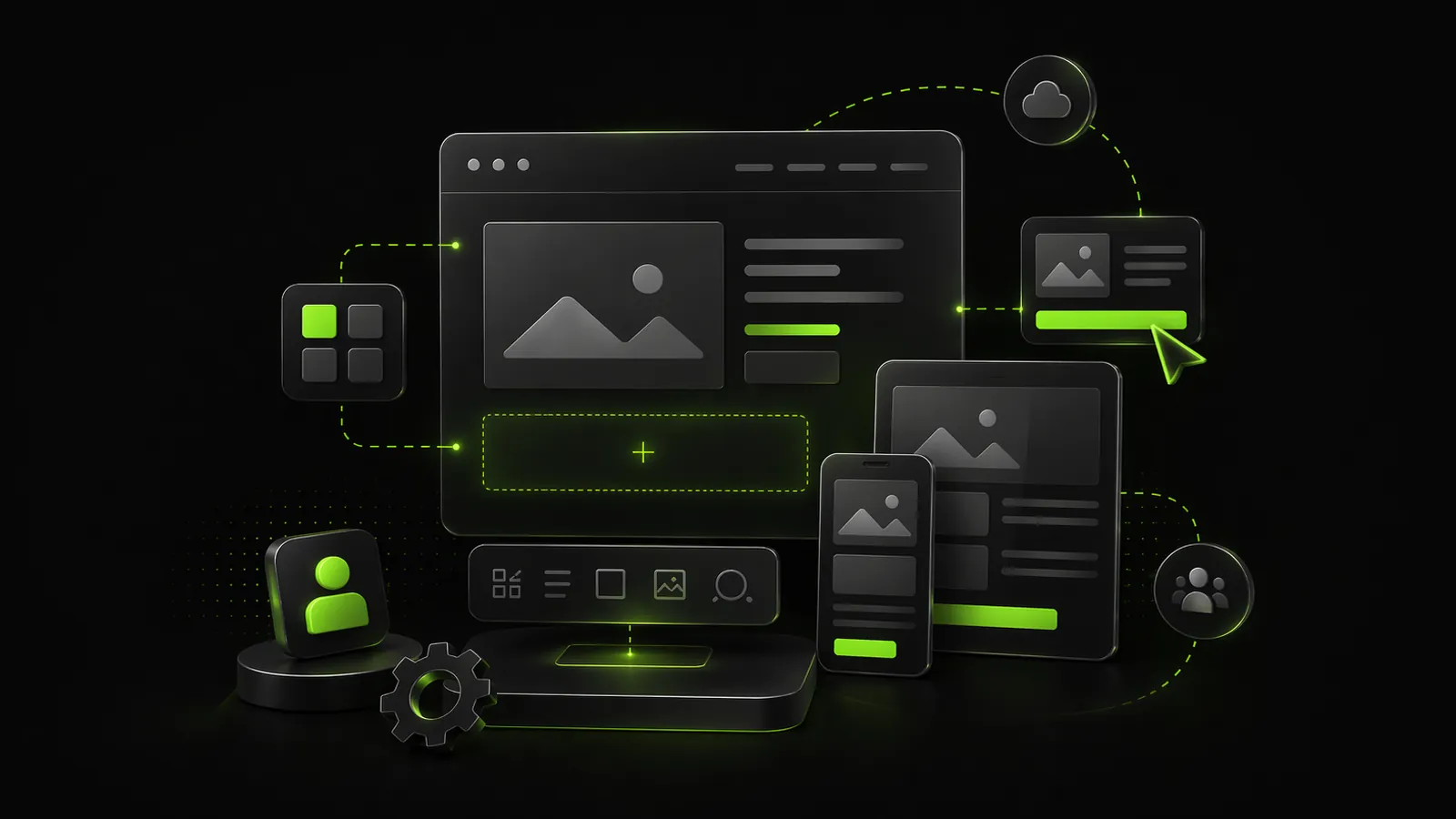 Web Design as a Service concept